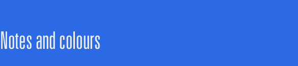 Notes and colorurs