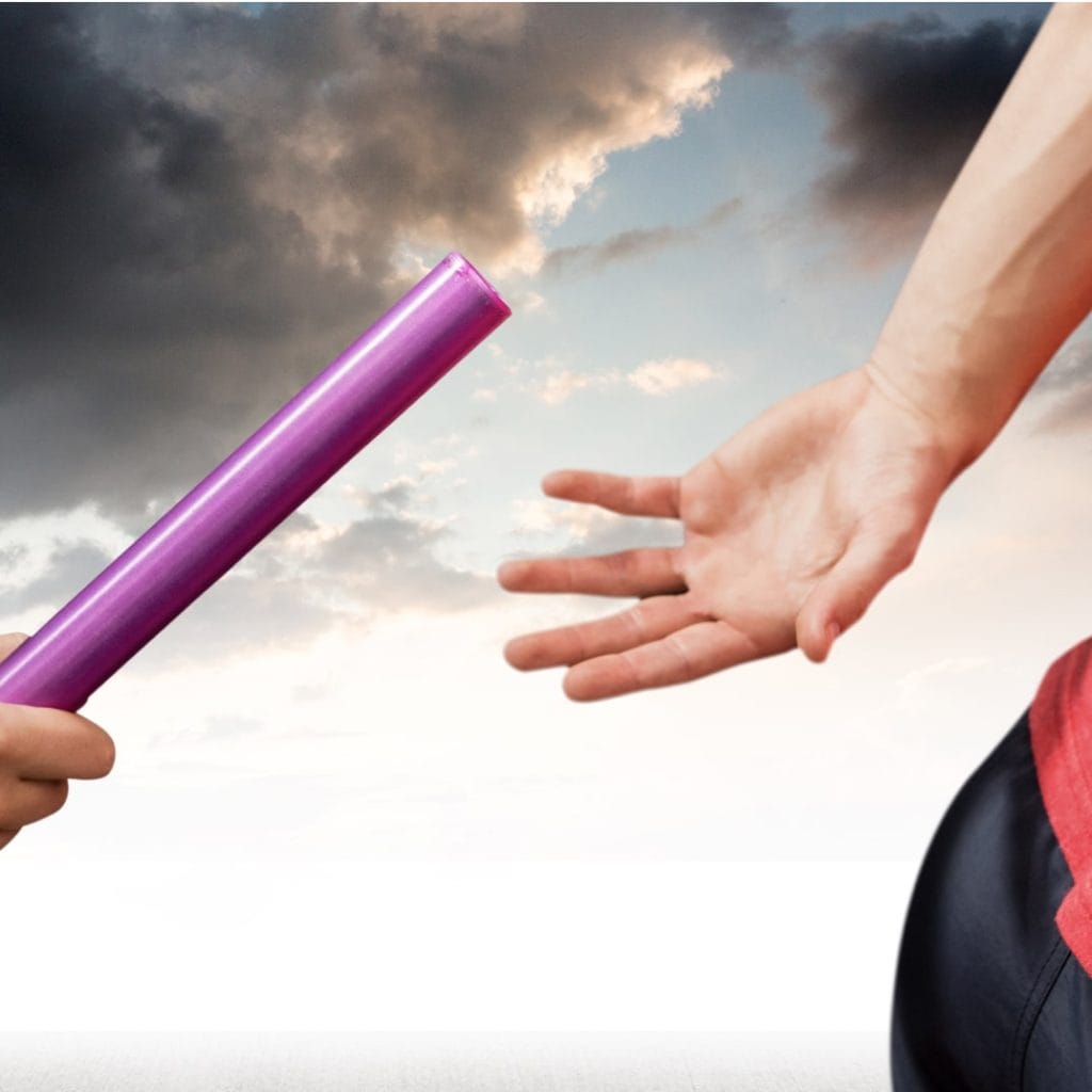 passaggio della staffetta